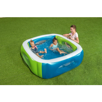 Dmuchany Basen dla dzieci z Oknami widokowymi 168x168x56 BESTWAY